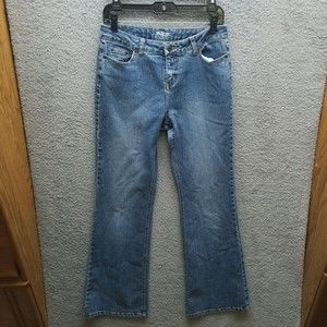 B.U.M Equipment Women's 8 Blue Bootcut Jeans 30.5" 31" 10"